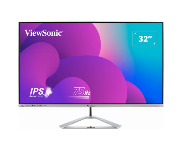 ViewSonic 32' Office Professional Stylish Elegant & Ultra Thin bezel, SuperClear IPS  4ms, FHD, HDMI, DP, VGA, Speakers, Low Energy 26w, V100, Monitor ViewSonic 32' Office Professional Stylish Elegant & Ultra Thin bezel, SuperClear IPS  4ms, FHD, HDMI, DP, VGA, Speakers, Low Energy 26w, V100, Monitor